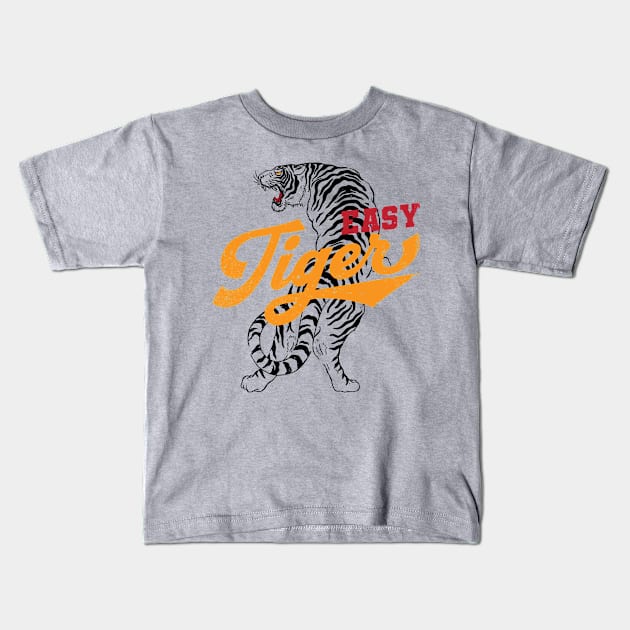 Easy Tiger Kids T-Shirt by susanne.haewss@googlemail.com